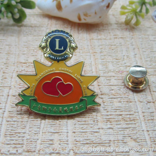 Promotional and Colorful Custom Design Lapel Pin Metal Badge